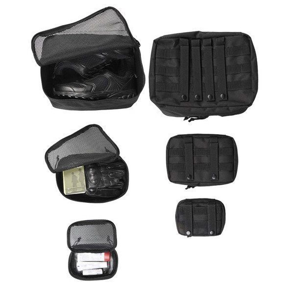 Набор из трех контейнеров Mil-Tec Mesh Pouch Set Olive 16003801 M962 фото