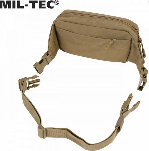 Поясна сумка Mil-Tec Fanny Pack Molle Coyote 13512519 M1255551223 фото