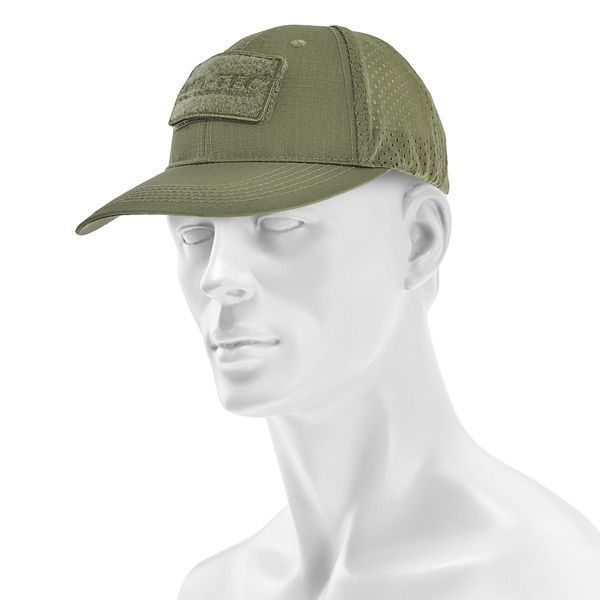 Бейсболка кепка Mil-Tec Net Rip-Stop Oliv 12317601 M1255551134 фото