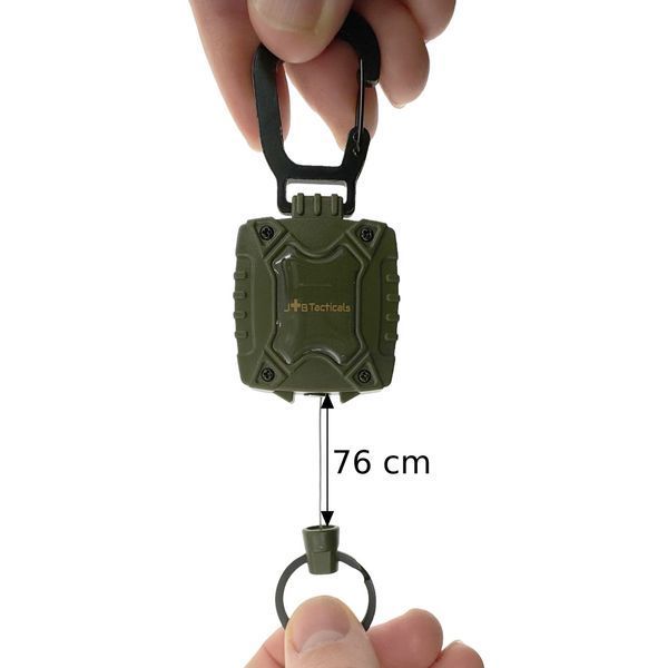 Тактичний шнур JB Tacticals Retractor JB-02 чорний JB-ACS-0021-BLK A9065 фото