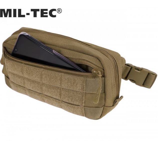 Поясна сумка Mil-Tec Fanny Pack Molle Coyote 13512519 M1255551223 фото