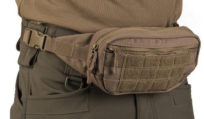 Поясна сумка Mil-Tec Fanny Pack Molle Coyote 13512519 M1255551223 фото
