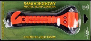 Молоток-спасатель для автомобиля REIS PK-MOT AMDS P апельсин 170 G A9849 фото