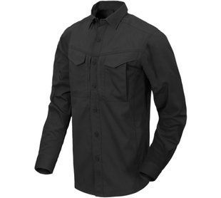 Рубашка тактическая Helikon-Tex Defender Mk2 PolyCotton Ripstop Black D/R KO-DF2-PR-01 P1237082 фото