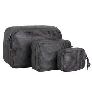 Набір із трьох контейнерів Mil-Tec Mesh Pouch Set Black 16003802 M964 фото