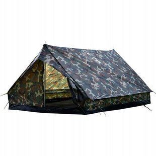 Намет двомісний Mil-Tec Mini Pack Super Woodland 14206020 A9631 фото