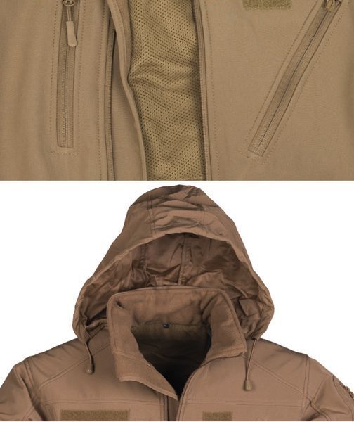 Куртка Mil-Tec SOFTSHELL JACKET SCU COYOTE 10864019 M122555512345 фото