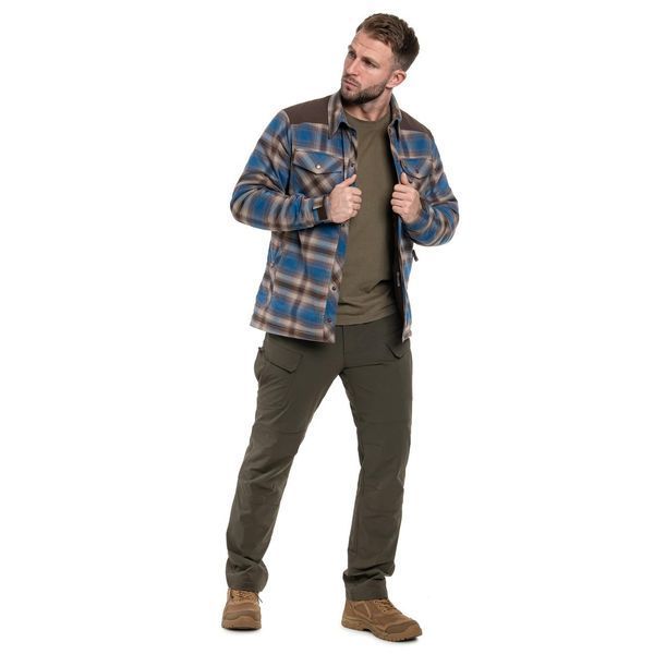 Рубашка тактическая Helikon-Tex Winter Warden Shirt - Forest Blue Plaid KO-WWS-PB-PK A9108 фото