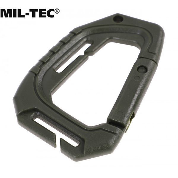 Карабін Mil-Tec MOLLE Olive 2шт 15922501 M1255551994 фото