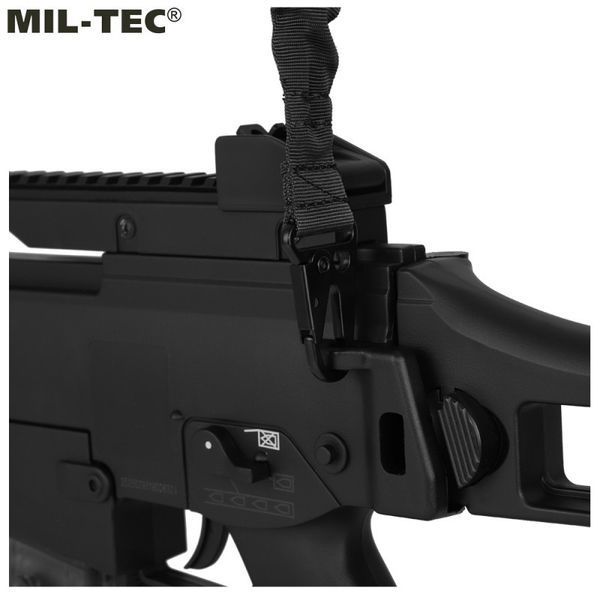 Ремінь Mil-Tec BUNGEE Black 16185102 P1227 фото