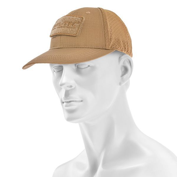 Бейсболка кепка Mil-Tec Net Rip-Stop Coyote 12317619 M1255551135 фото