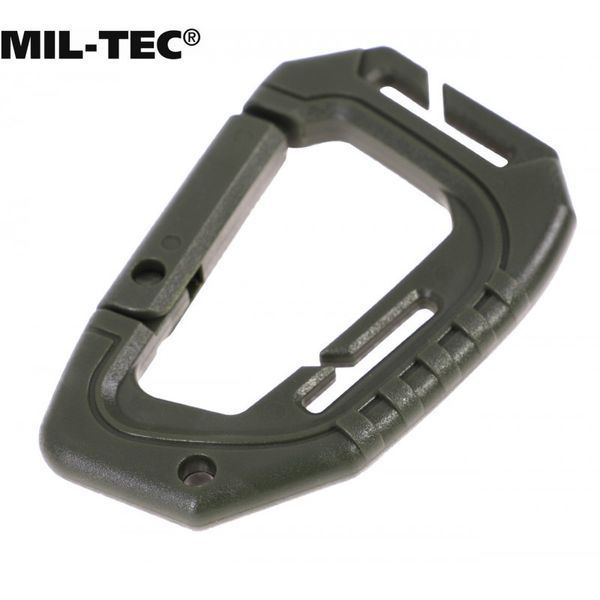 Карабін Mil-Tec MOLLE Olive 2шт 15922501 M1255551994 фото