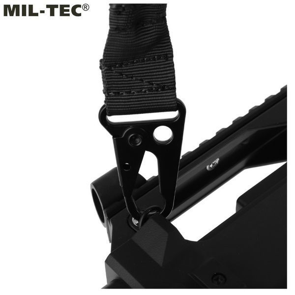 Ремінь Mil-Tec BUNGEE Black 16185102 P1227 фото