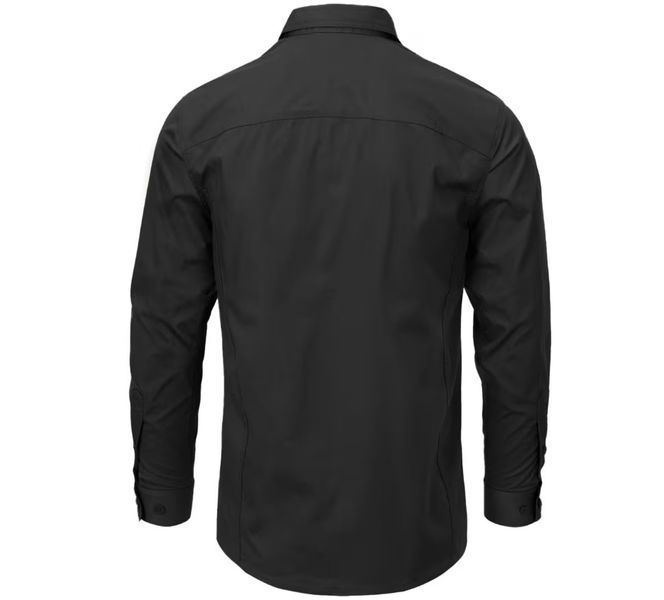 Рубашка тактическая Helikon-Tex Defender Mk2 PolyCotton Ripstop Black D/R KO-DF2-PR-01 P1237082 фото