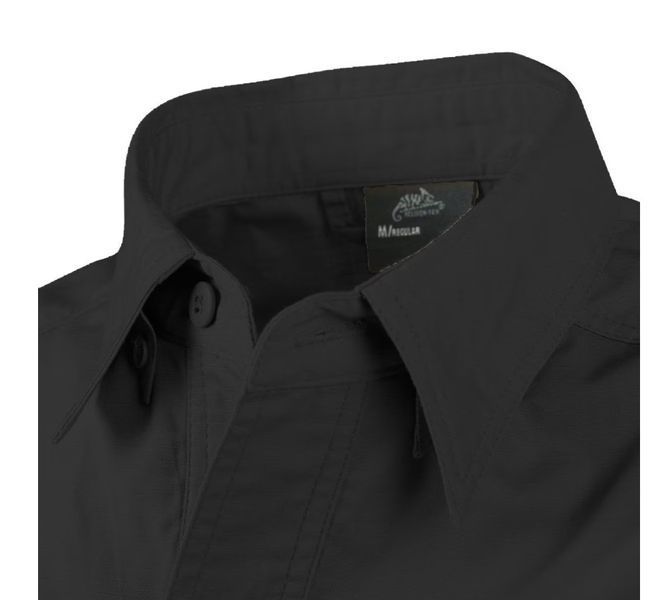Рубашка тактическая Helikon-Tex Defender Mk2 PolyCotton Ripstop Black D/R KO-DF2-PR-01 P1237082 фото