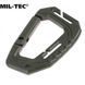 Карабін Mil-Tec MOLLE Olive 2шт 15922501 M1255551994 фото 3