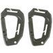 Карабін Mil-Tec MOLLE Olive 2шт 15922501 M1255551994 фото 1