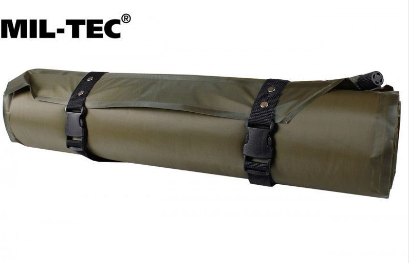 Каремат большой самонадувающийся Mil-Tec Oliv 185x50x3 см каремат 14420001 M125555440 фото
