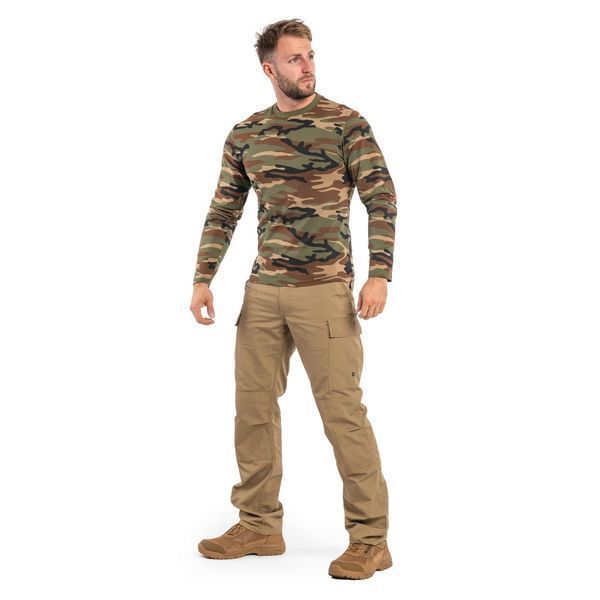 Футболка с длинным рукавом Mil-tec LANGARMSHIRT CO WOODLAND 11065020- A8992 фото
