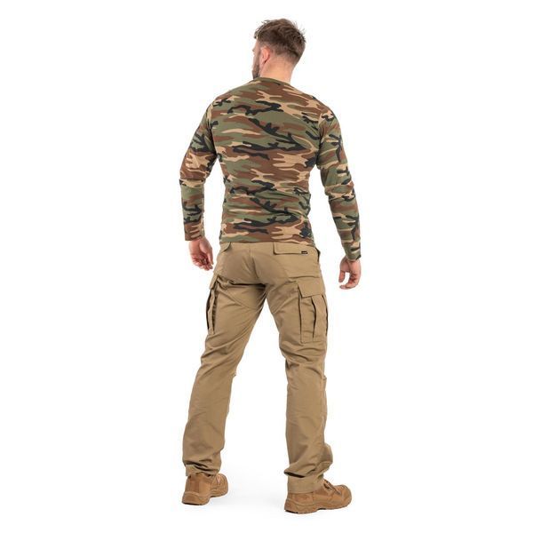 Футболка с длинным рукавом Mil-tec LANGARMSHIRT CO WOODLAND 11065020- A8992 фото