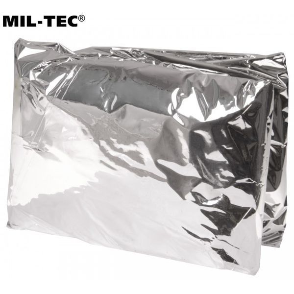 Рятувальникне термопончо, аварійна ковдра, термоплівка Mil-Tec Survival Poncho 16024700 M1255551903 фото