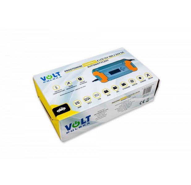 Зарядное устройство Volt Polska LCD 12V 10A / 24V 5A COMPACT 6PRLN1210A W2206 фото