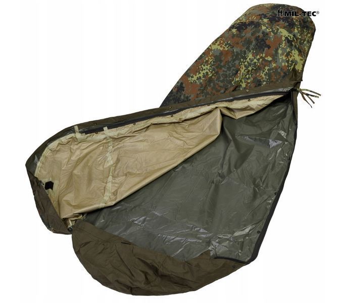 Чехол с мембраной для для спального мешка Mil-Tec MSS Bivy Cover FLECKTARN 14115021- P123314 фото