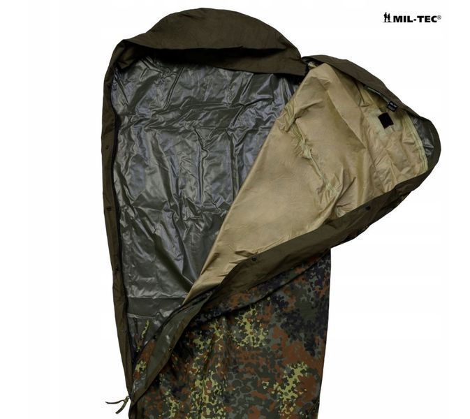 Чехол с мембраной для для спального мешка Mil-Tec MSS Bivy Cover FLECKTARN 14115021- P123314 фото