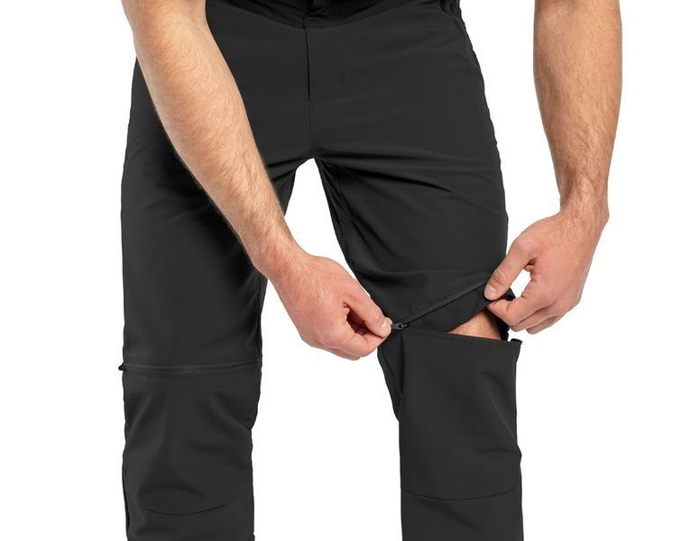 Штани шорти 2 в 1 трекінгові Mil-Tec Zip-Off Performance Black 11509002 P1236784 фото