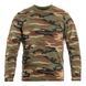 Футболка с длинным рукавом Mil-tec LANGARMSHIRT CO WOODLAND 11065020- A8992 фото 1