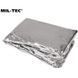 Рятувальникне термопончо, аварійна ковдра, термоплівка Mil-Tec Survival Poncho 16024700 M1255551903 фото 7