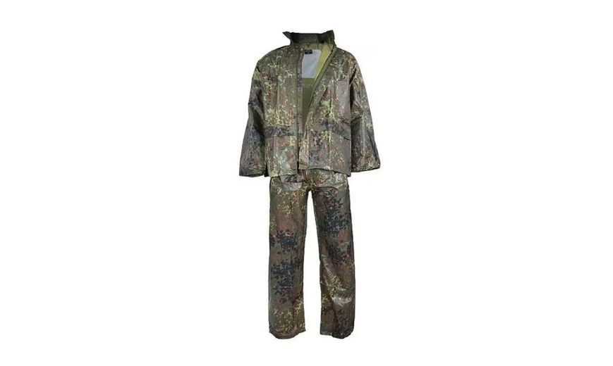 Костюм непромокаемый куртка + брюки Mil-Tec flecktarn 10625021- P1236818 фото