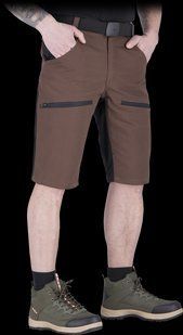 Шорты рабочие мужские REIS ADVENTURE HOBBER-TS BRB коричнево-черный S A8045 фото