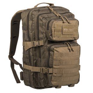 Великий Рюкзак Mil-Tec Assault Pack Large 36 л Ranger Green/Coyote 14002302- M125555854 фото