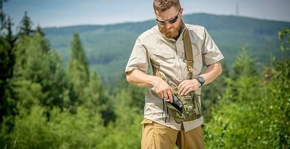 Сумка для комплекту виживання Helikon-Tex ESSENTIAL KITBAG CORDURA US WOODLAND TB-EKB-CD-03 M1255551762 фото
