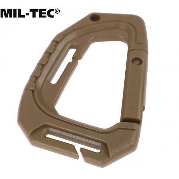 Карабин Mil-Tec MOLLE Coyote 2шт 15922505 M1255551997 фото