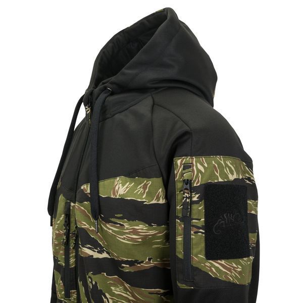 Толстовка на замке Helikon-Tex ROGUE HOODIE (FULLZIP) Black /US Woodland BL-RHF-PO-0103A M1255551701 фото