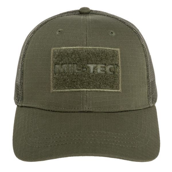 Кепка бейсболка Mil-Tec с сеткой Trucker Baseball Cap Baseball Cap - Olive 12318501 A9494 фото