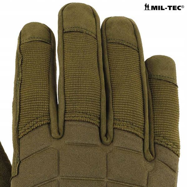 Перчатки Перчатки outdoor полнопалые Mil-Tec ASSAULT Olive 12519501 M125555659 фото