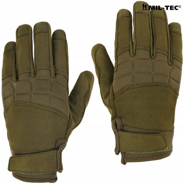 Перчатки Перчатки outdoor полнопалые Mil-Tec ASSAULT Olive 12519501 M125555659 фото