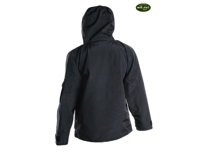 Куртка водонепроникна зі знімною флісовою підкладкою Mil-Tec ECWCS Wet Weather Black 10615002- P1236809 фото