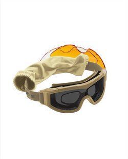 Очки тактические Mil-tec SCHUTZBRILLE SWISS EYE&reg; F-TAC COYOTE 15623005 A8970 фото