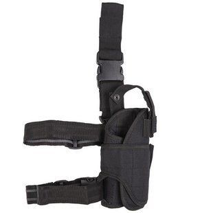 Кобура универсальная на ногу Mil-Tec Black 16145102 P1230 фото