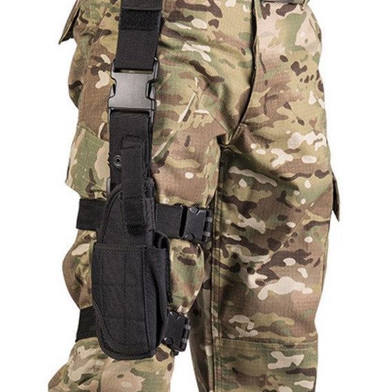 Кобура универсальная на ногу Mil-Tec Black 16145102 P1230 фото