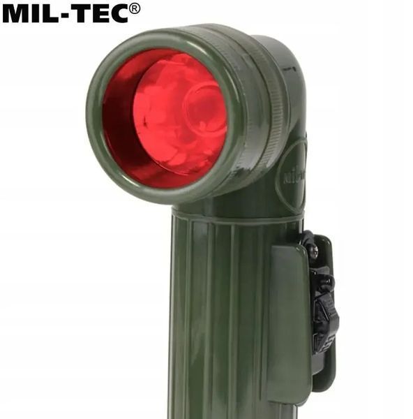 Фонарь угловой светодиодный с цветными фильтрами Mil-Tec US Army 16см оливковый 15143001 P123375 фото
