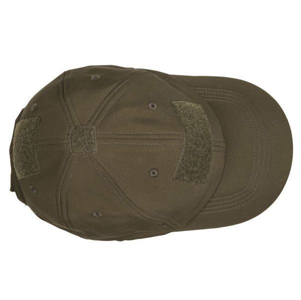 Бейсболка кепка з флісовою підкладкою Mil-Tec SoftShell Baseball Cap Olive 12317501 P1213 фото