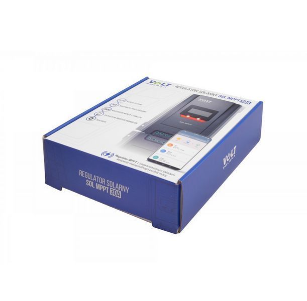 Регулятор сонячний Volt Polska SOL MPPT 30 A (100 V) 12/24 V + LCD + BLUETOOTH W2107 фото