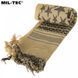Шарф шемаг арафатка Mil-Tec 110x110 см Star Coyote/Black 12609405 P1296 фото 3