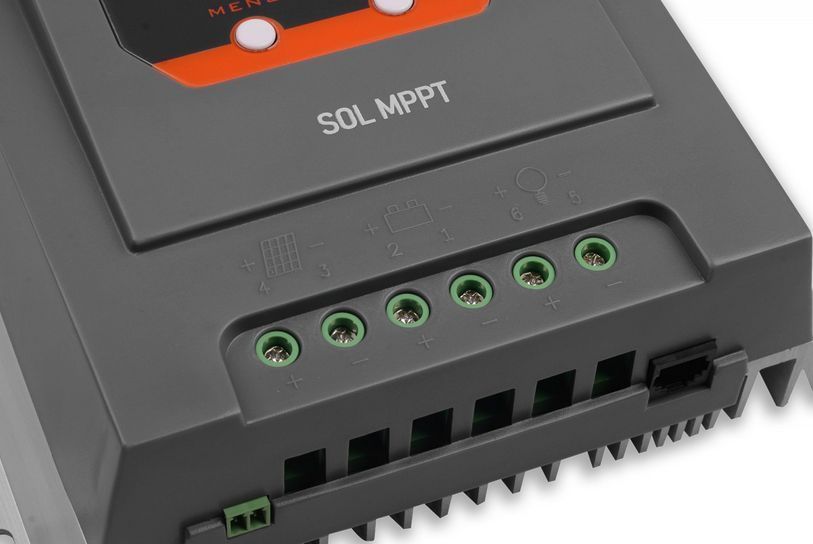 Регулятор сонячний Volt Polska SOL MPPT 30 A (100 V) 12/24 V + LCD + BLUETOOTH W2107 фото