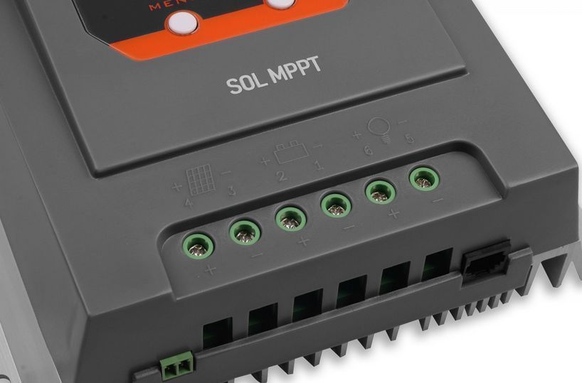 Регулятор сонячний Volt Polska SOL MPPT 30 A (100 V) 12/24 V + LCD + BLUETOOTH W2107 фото